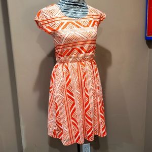 Peaches N Cream fit and flare dress